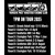 Tour dates on back of vest  + £3.00 